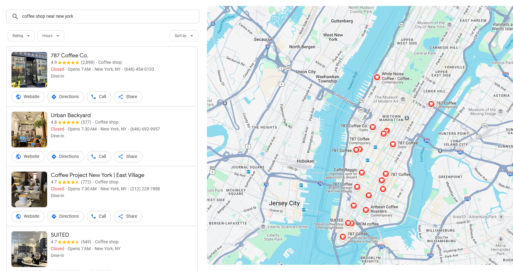 GMB Scraper extension interface